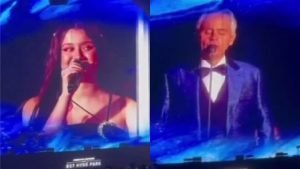 Joaquina y Andrea Bocelli 1