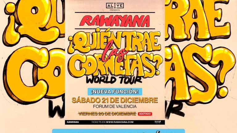 ¡Histórico! La banda más popular de Venezuela, Rawayana anuncia segunda fecha función en el Forum de Valencia 2024.