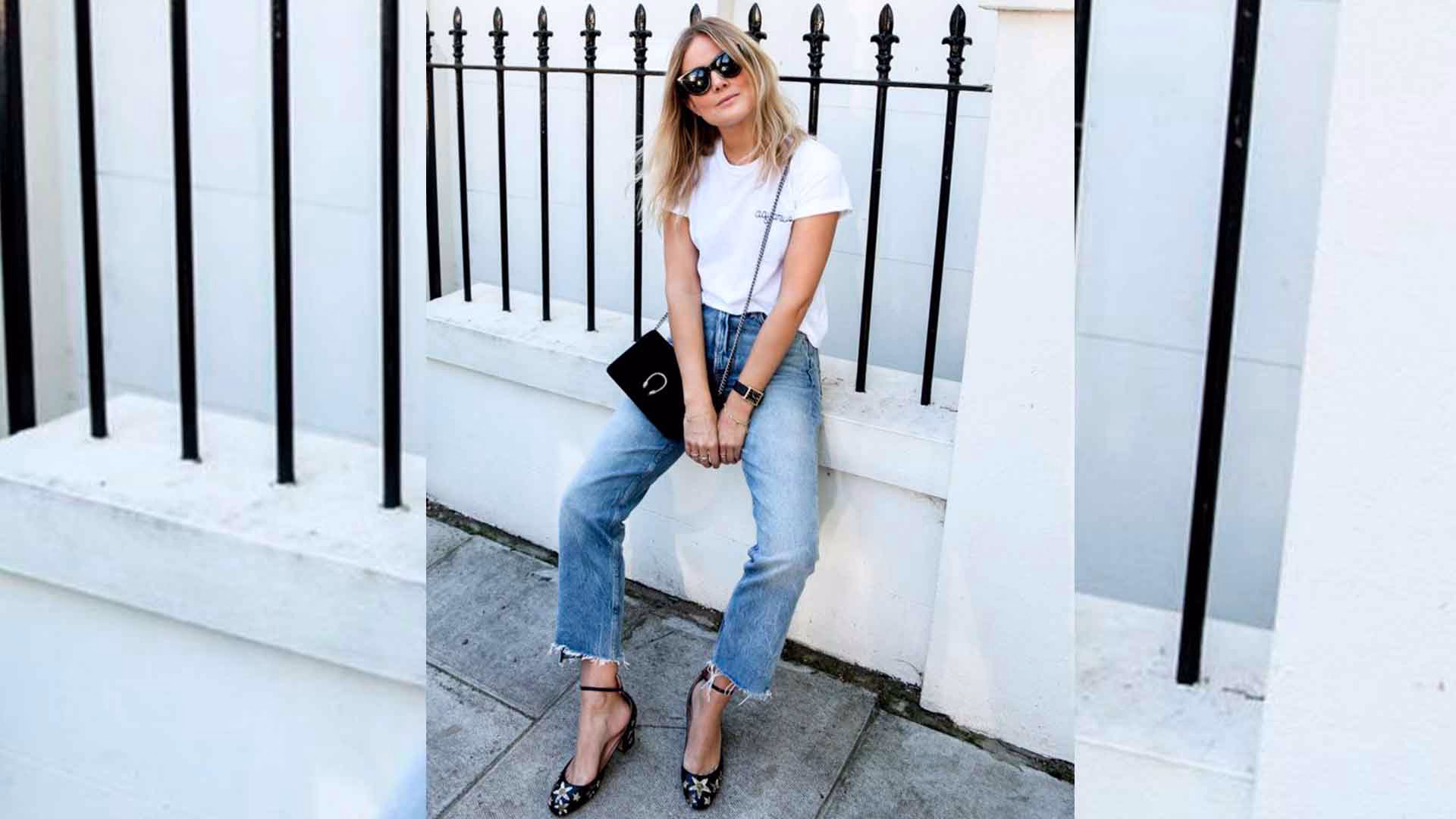 Jeans Rectos y Blusas