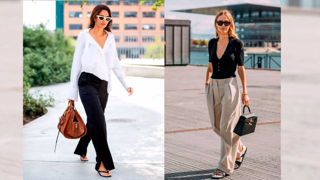 pantalones vestir sandalias 3