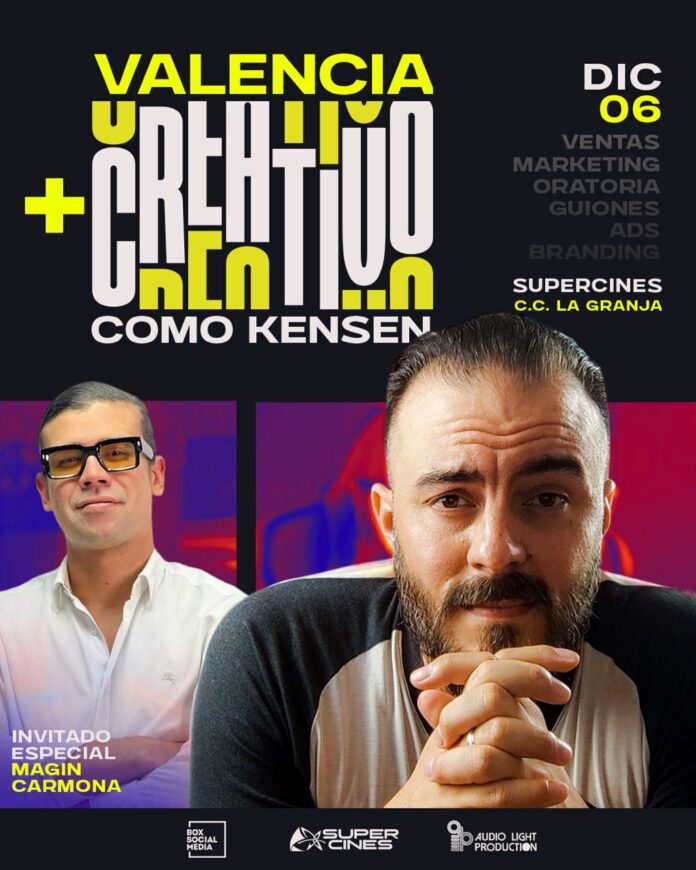 César Kensen realiza su gira del masterclass “Más creativo como Kensen”